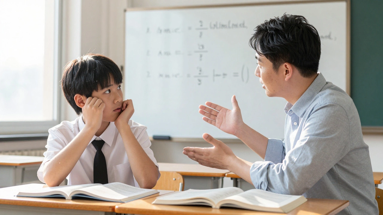 Tutor and student working together on a math problem using a digital whiteboard.
